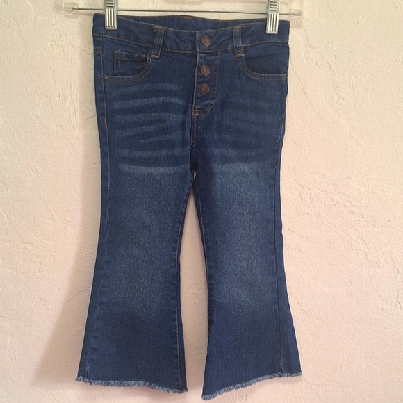 Jessica Sympson Flared Denim Toddler Girl Pants Size 4T NWOT - Picture 1 of 6
